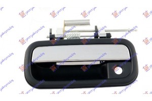 Χερουλι Πορτας Εμπρος Εξω ΧΡΩΜΙΟ/ΜΑΥΡΟ Αριστερα Toyota Land Cruiser Prado 90 (J9) 96-99 - 824807842