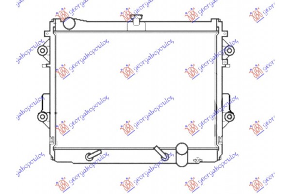 Ψυγειο Νερου 4.7i V8 Βενζινη ΜΗΧΑΝΙΚΟ/ΑΥΤΟΜΑΤΟ (590x715) Toyota Land Cruiser V8 (J200) 07-15 - 825506300