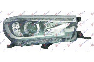 Φανος Εμπρος ΗΛΕΚΤ. (ΗΒ3) Με Φως Ημερας Led (Ε) (DEPO) Δεξια Toyota HI-LUX 2WD/4WD 15-20 - 826205141