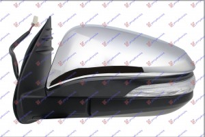 Καθρεφτης ΗΛΕΚΤ. Χρωμιο (ΜΕ ΦΛΑΣ) (Α ΠΟΙΟΤΗΤΑ) (CONVEX GLASS) Αριστερα Toyota HI-LUX 2WD/4WD 20- - 826307402