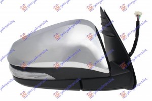 Καθρεφτης ΗΛΕΚ. ΗΛ.ΑΝΑΚ. Χρωμιο (ΜΕ ΦΛΑΣ) (CONVEX GLASS) Δεξια Toyota HI-LUX 2WD/4WD 20- - 826307581