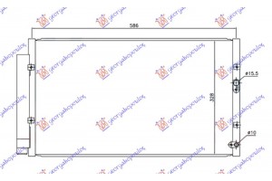 Ψυγειο A/C 2.0i Βενζινη Μηχανικο (565x325x16) Subaru Brz (ZN6/ZC6) 12- - 500206400