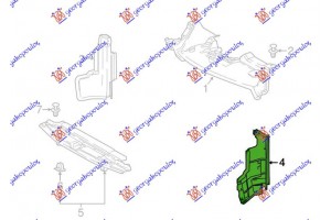 Βαση Ψυγειου Πλαστικη Καθετη Αριστερα Toyota C-HR 16-19 - 829500842
