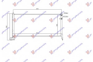 Ψυγειο A/C 1.8 Hybrid A/T (67.5x29x1.6) Toyota Auris 12-15 - 830106420