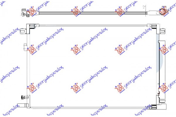 Ψυγειο A/C 2.0-2.5 Βενζινη (700x455) Toyota Rav 4 (XA50) 19- - 832306400