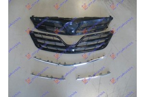 Μασκα Μαυρη Με Χρωμια Toyota Corolla (E 15) Sdn 11-13 - 834004540