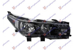 Φανος Εμπρος ΗΛΕΚΤ. Μαυρο Με Φως Ημερας Led (Ε) (TYC) Δεξια Toyota Corolla (E 18) Sdn 13-16 - 834105133