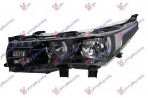 Φανος Εμπρος ΗΛΕΚΤ. Μαυρο Με Φως Ημερας Led (Ε) (TYC) Αριστερα Toyota Corolla (E 18) Sdn 13-16 - 834105134