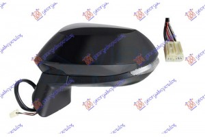 Καθρεφτης ΗΛΕΚT. ΘΕΡΜΑΙΝ. ΒΑΦΟΜ. (Μ/ΦΛΑΣ) (Α ΠΟΙΟΤΗΤΑ) (CONVEX GLASS) Αριστερα Toyota Corolla (E21) H/B 23- - 834607502