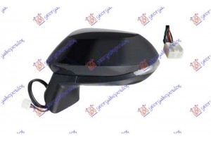 Καθρεφτης ΗΛΕΚT. ΘΕΡΜΑΙΝ. ΗΛ. ΑΝΑΚΛ. ΒΑΦΟΜ. (Μ/ΦΛΑΣ & BLIS) (CONVEX Glas Αριστερα Toyota Corolla (E21) H/B 23- - 834607584