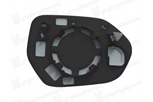 Κρυσταλλο Καθρεφτη Θερμαινομενο (CONVEX GLASS) Αριστερα Toyota Corolla (E21) H/B 23- - 834607612