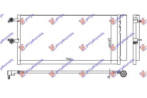 Ψυγειο A/C ΒΕΝΖΙΝΗ-ΠΕΤΡΕΛΑΙΟ (720x344x16) Volvo V60/V60 Cross Country 18- - 856406400