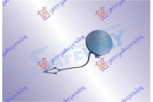 Καλυμμα Γαντζου Εμπρος Βαφομενο Vw Golf Sportsvan 14-18 - 875107830