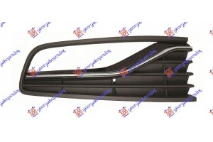 Διχτυ Προφυλακτηρα Εμπρος (ΜΕ Τρυπα Προβολεα & ΧΡΩΜΙΟ) Highline Δεξια Vw Polo 14-17 - 876204803