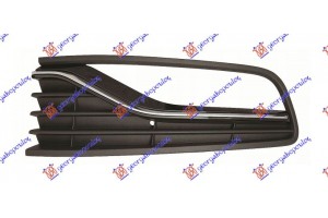 Διχτυ Προφυλακτηρα Εμπρος (ΜΕ Τρυπα Προβολεα & ΧΡΩΜΙΟ) Highline Αριστερα Vw Polo 14-17 - 876204804