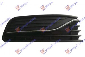 Διχτυ Προφυλακτηρα Εμπρος (ΧΩΡΙΣ Τρυπα ΠΡΟΒΟΛΕΑ) (ΜΕ ΧΡΩΜΙΟ) Comfortline Δεξια Vw Polo 14-17 - 876204813