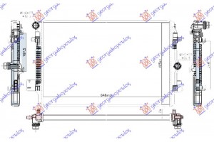 Ψυγειο Νερου 2.0 (40 TFSi)ΒΕΝΖΙΝΗ (650x425x26) Audi A1 18- - 127206350