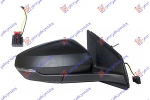 Καθρεφτης Μηχανικος Με Ντιζες Μαυρος (ΜΕ ΦΛΑΣ) (CONVEX GLASS) Δεξια Vw Polo 17-21 - 876307401