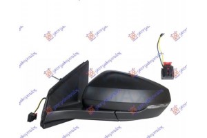 Καθρεφτης Μηχανικος Με Ντιζες Μαυρος (ΜΕ ΦΛΑΣ) (Α ΠΟΙΟΤΗΤΑ) (ASPHERICAL GLASS) Αριστερα Vw Polo 17-21 - 876307404