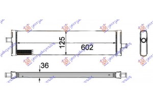 Ψυγειο Βοηθητικο 2.0 Tfsi Hybrid Βενζινη (500x120x26) (MAHLE Behr Premium LINE) Audi A6 10-14 - 128006355