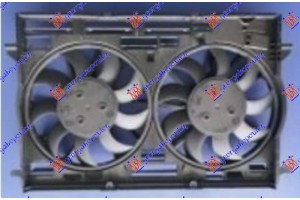 Βεντιλατερ Ψυγειου Νερου Κομπλε (ΔΙΠΛΟ) Βενζινη Porsche Cayenne (9Y0/9YA) 18- - 650206440