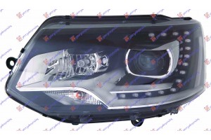 Φανος Εμπρος Xenon (D3S/H7) Με Φως Ημερας Led (E) (DEPO) Αριστερα Vw Transporter (T5) 10-15 - 879005147