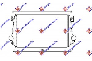 Ψυγειο Intercooler 2.0 Πετρελαιο - 2.0 Tsi Βενζινη (620x400x30) (ΠΑΡΟΧΕΣ Φ56) Vw P/U Amarok 16- - 882106210