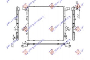 Ψυγειο 2.0 TSI-2.0 Tdi (61.7x58.4x26) (MAHLE BEHR) Vw P/U Amarok 10-16 - 882006305