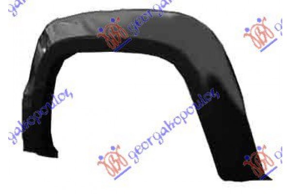 Πλαστικη Κουρμπα Καροτσας Δεξια Vw P/U Amarok 10-16 - 882006551