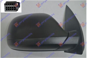 Καθρεφτης ΗΛΕΚΤ. ΘΕΡΜΑΙΝ. Μαυρος (ΜΑΥΡΗ ΒΑΣΗ) Δεξια Vw P/U Amarok 16- - 882107401