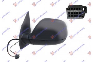 Καθρεφτης ΗΛΕΚΤΡ. ΘΕΡΜΑΙΝ. ΗΛ. ΑΝΑΚΛ. ΒΑΦΟΜ. (ΜΑΥΡΗ ΒΑΣΗ) (W/Radio Antenna System) (CONVEX GLASS) (Α ΠΟΙΟΤΗΤΑ) Δεξια Vw P/U Amarok 10-16 - 882007571