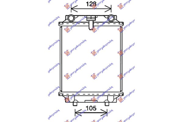 Ψυγειο Βοηθητικο 2.0 Tsi Βενζινη (215x190x26) Vw Jetta 10-14 - 883006365