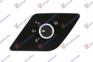 Διακοπτης Καθρεφτων (Χρώμιο/Μαύρο)(6pin) Vw Jetta 10-14 - 883007160