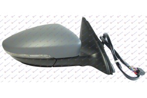 Καθρεφτης ΗΛΕΚ.ΘΕΡΜ.ΒΑΦ.ΜΕ Φλας (CONVEX GLASS) Δεξια Vw Jetta 14- - 883107481