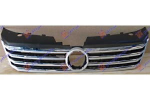 Μασκα ΜΑΥΡΗ/ΑΣΗΜΙ Με 4 Χρωμια Vw Passat 11-15 - 884004545