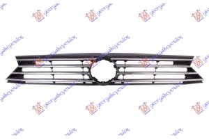 Μασκα Μαυρη Με Χρωμια Vw Passat 15-19 - 884204540