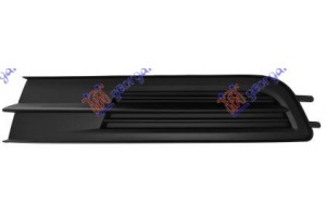 Διχτυ Προφυλακτηρα Εμπρος Μαυρο (ΧΩΡΙΣ Τρυπα ΠΡΟΒΟΛΕΑ) Αριστερα Vw Passat 15-19 - 884204807