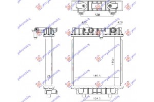 Ψυγειο Βοηθητικο 2.0 Tfsi Βενζινη (195x190x26) Vw Arteon 20- - 893106360