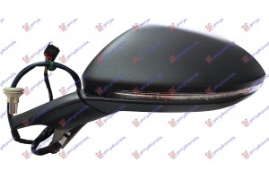 Καθρεφτης ΗΛ.ΘΕΡ.ΗΛ.ΑΝ.ΒΑΦ(Μ/ΦΛ&Φ.ΑΣΦ) (Α ΠΟΙΟΤΗΤΑ) (ASPHERICAL GLASS) Αριστερα Vw Golf Vii 16-19 - 890107582