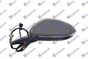 Καθρεφτης ΗΛΕΚΤ. ΘΕΡΜΑΙΝ. ΗΛ. ΑΝΑΚΛ. ΒΑΦΟΜ. (ΜΕ Φλας & BLIS) (8+2 PIN) (Α ΠΟΙΟΤΗΤΑ) (ASPHERICAL GLASS) Αριστερα Vw Golf Vii 13-16 - 890007592