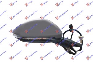 Καθρεφτης ΗΛΕΚΤ. ΘΕΡΜΑΙΝ. ΗΛ. ΑΝΑΚΛ. ΒΑΦΟΜ. (ΜΕ ΦΛΑΣΦ.ΑΣΦ. & Blis & ΜΝΗΜΗ) (13+2 PIN) (Α ΠΟΙΟΤΗΤΑ) (CONVEX GLASS) Δεξια Vw Golf Vii 13-16 - 890007593