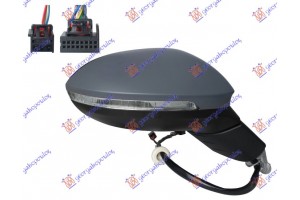 Καθρεφτης ΗΛΕΚΤ. ΘΕΡΜ. ΗΛ.ΑΝΑΚΛ. ΒΑΦΟΜ. Με Μνημη (Μ/ΦΛΑΣ & Φως ΑΣΦ.& Side ASSIST) (13+3 PIN) (Α ΠΟΙΟΤΗΤΑ) (CONVEX GLASS) Δεξια Vw Golf Viii 24- - 890307591