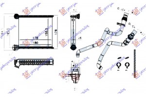 Ψυγειο Καλοριφερ (BR) (158x175x22) Vw Golf Vi Variant 09-14 - 892106500