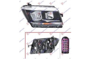 Φανος Εμπρος ΗΛΕΚΤ. (H7/H15) (Ε) (DEPO) Δεξια Vw Crafter 17- - 895005131