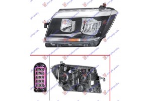 Φανος Εμπρος ΗΛΕΚΤ. (H7/H15) (HELLA) Αριστερα Vw Crafter 17- - 895005142