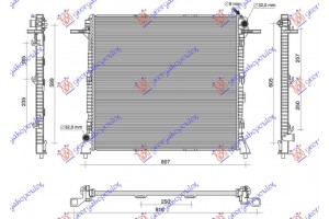 Ψυγειο Νερου 2.0 Tdi Πετρελαιο ΜΗΧΑΝΙΚΟ/ΑΥΤΟΜΑΤΟ (718x665) Vw Crafter 17- - 895006320
