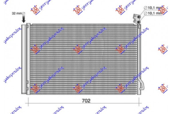 Ψυγειο A/C (725x427x20) Tesla Model X 16- - 906506400