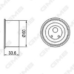 Gmb Τεντωτήρας, οδοντ. Ιμάντας - GT10060
