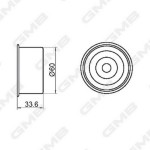 Gmb Τεντωτήρας, οδοντ. Ιμάντας - GT10061