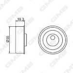 Gmb Τεντωτήρας, οδοντ. Ιμάντας - GT10072